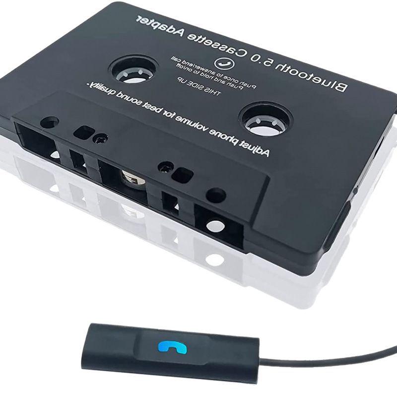 Bluetooth Car Cassette Adapter, MP3 Player & Hands-Free Dual-Channel Cassette 