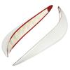 1 Pair Universal Car Rubber Front/Rear Bumper Anti-Scratch Corner Protector Lower Lip Guard Cover