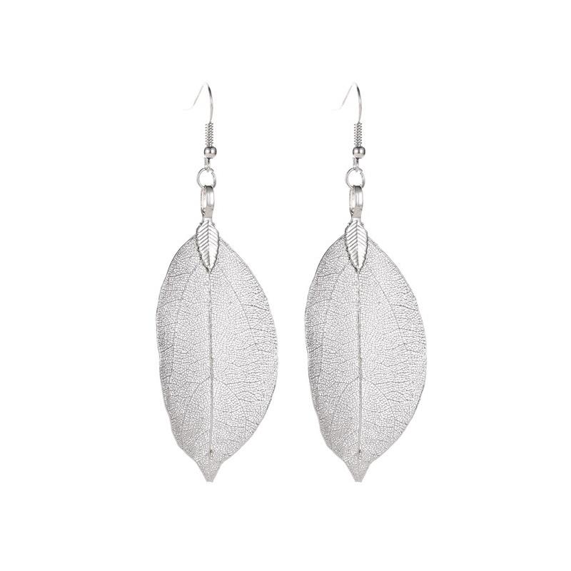 Einfache Mode Blatt Anhänger Ohrringe Für Frauen Punk Elegant Hochzeit Schmuck Zierlichkeit Ohrschmuck
