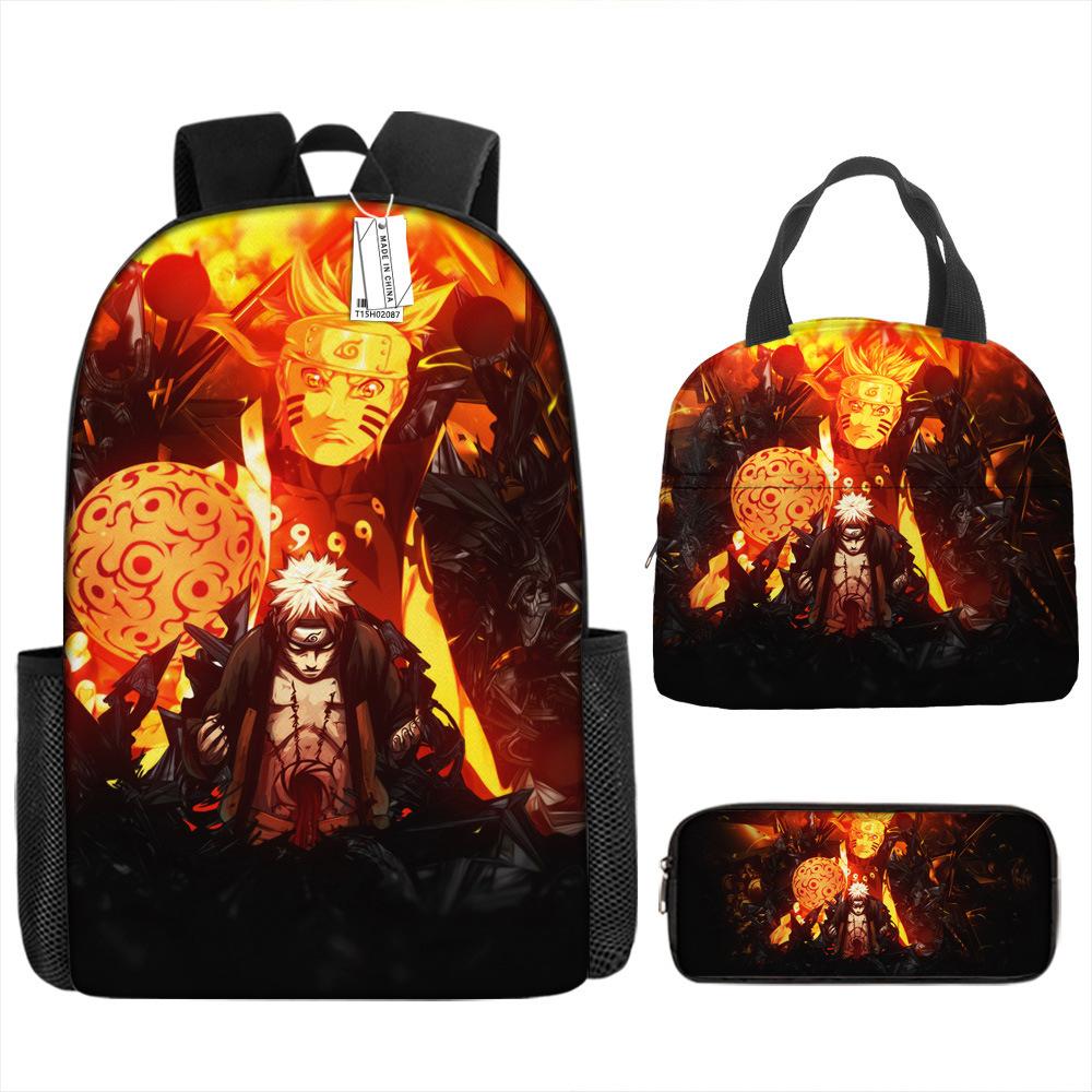 Elementary school students Naruto backpack 34th 5th 6th grade children's large-capacity backpack anti-splashing water