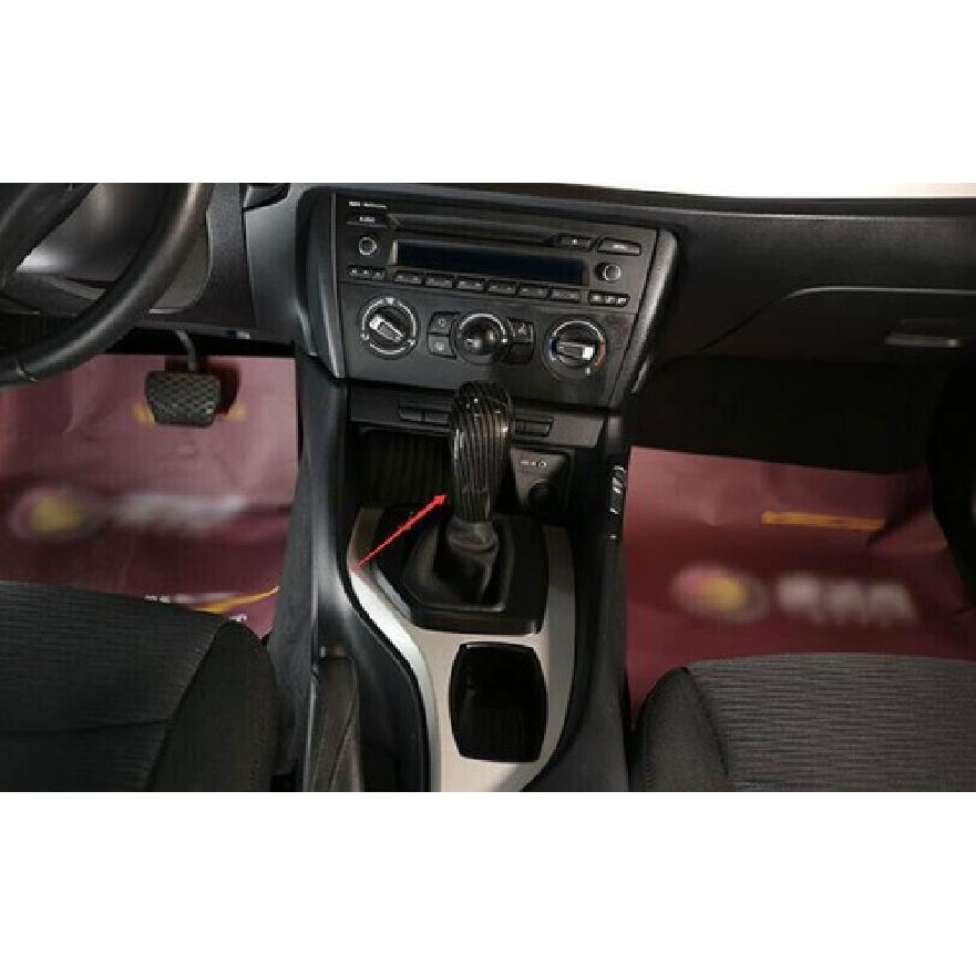 2005-12 For BMW 3-Series E90 Central Console Gear Carbon Fiber Shift Knob Cover