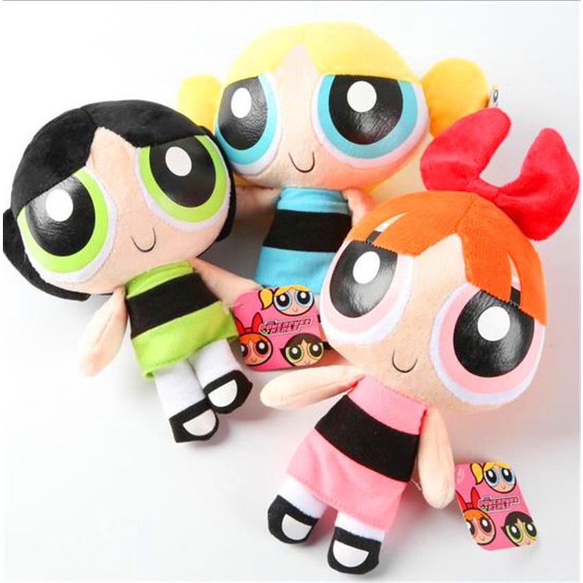 Powerpuff Girls The Plush Toys Fashion Classic Childrens Comfort Doll Pillow