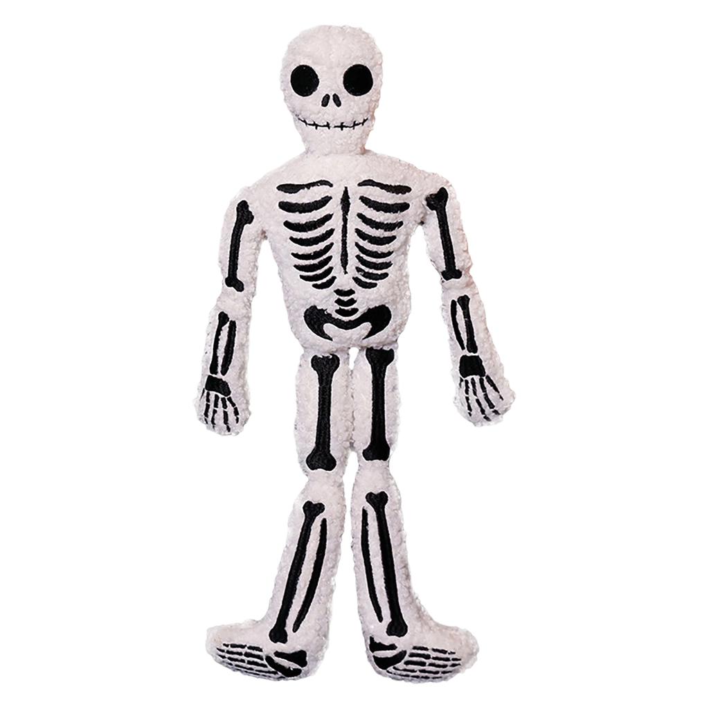 Halloween Skeleton Plush Toy - Funny Stuffed Animal for Holiday Decoration and