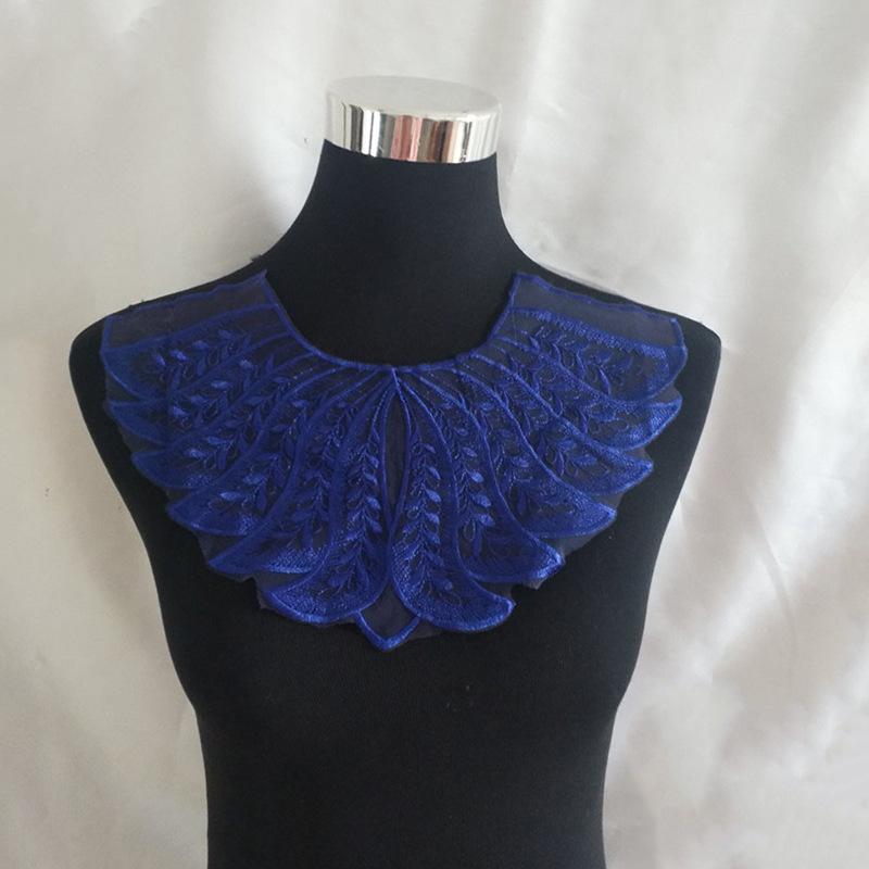 Embroidery Lace Collar Organza Applique Diy Decorative Sewing Neckline Fabric Wedding Dress Accessories Craft Supplies