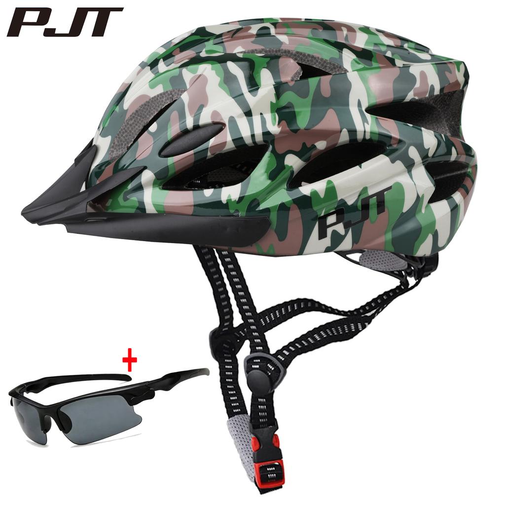 Pmt Cycling Helmet Comfort Lining Lightweight Hollow Riding Safety Cap Head Protection Bicycle Mtb Helmets Sun Visor Bike Helmet