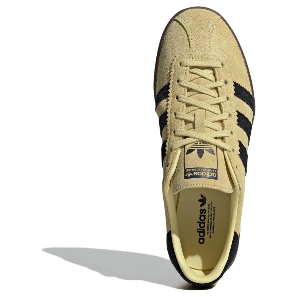 Adidas  Bermuda Powder Yellow Black Women Sneakers Core-Black Grey-Three JI2659