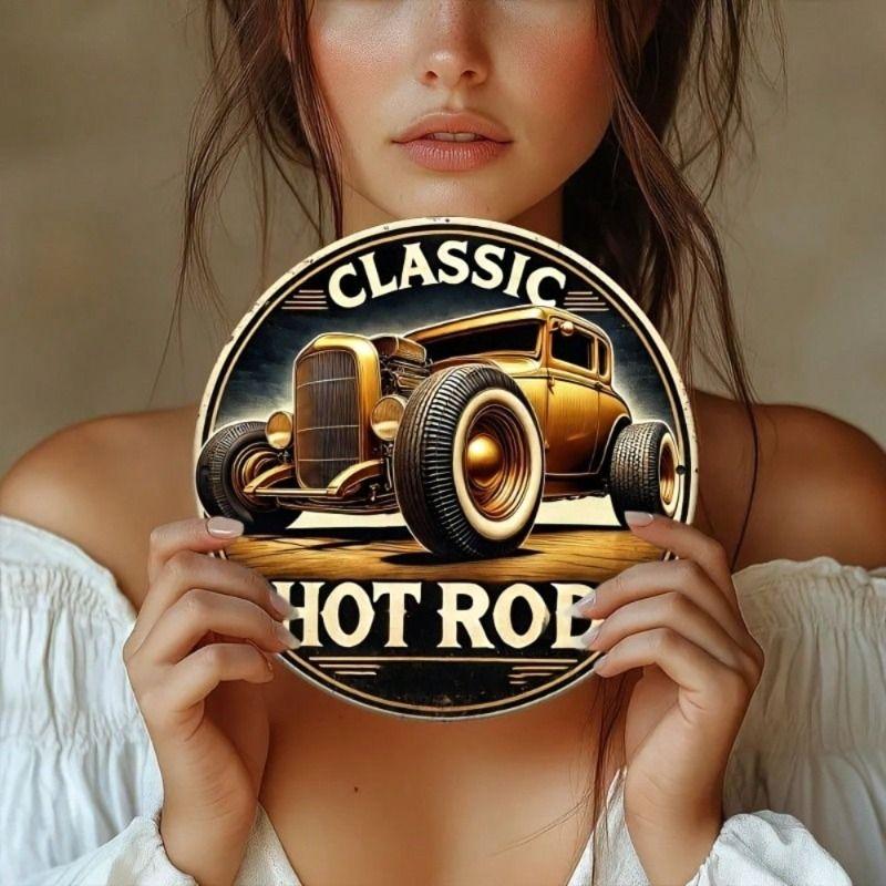 Pastoral Style Metal Decorative Painting for Farms & Cafes