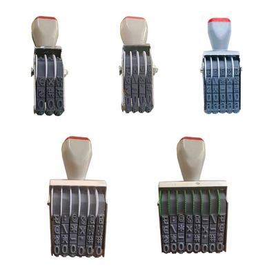 0-9 Number Stamp Adjustable Office Stamp Plastic Number Stamp Roller Stamp Changeable Date Stamp Business Stamp