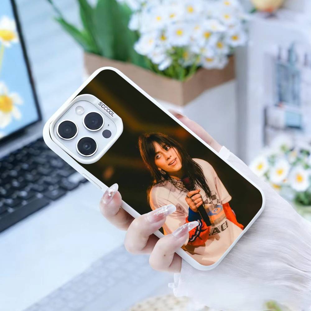 S-Singer B-Billie Eilish  Phone Case For IPhone 16 17 15 14 12 13 Pro Max white Color Shockproof Cover