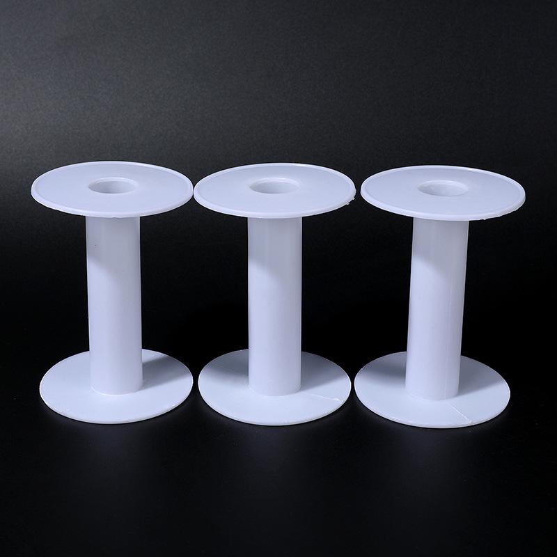 White I-wheel Plastic Reel Reel Reel Empty Reel DIY90 Yard Spool Packaging Spool Accessories