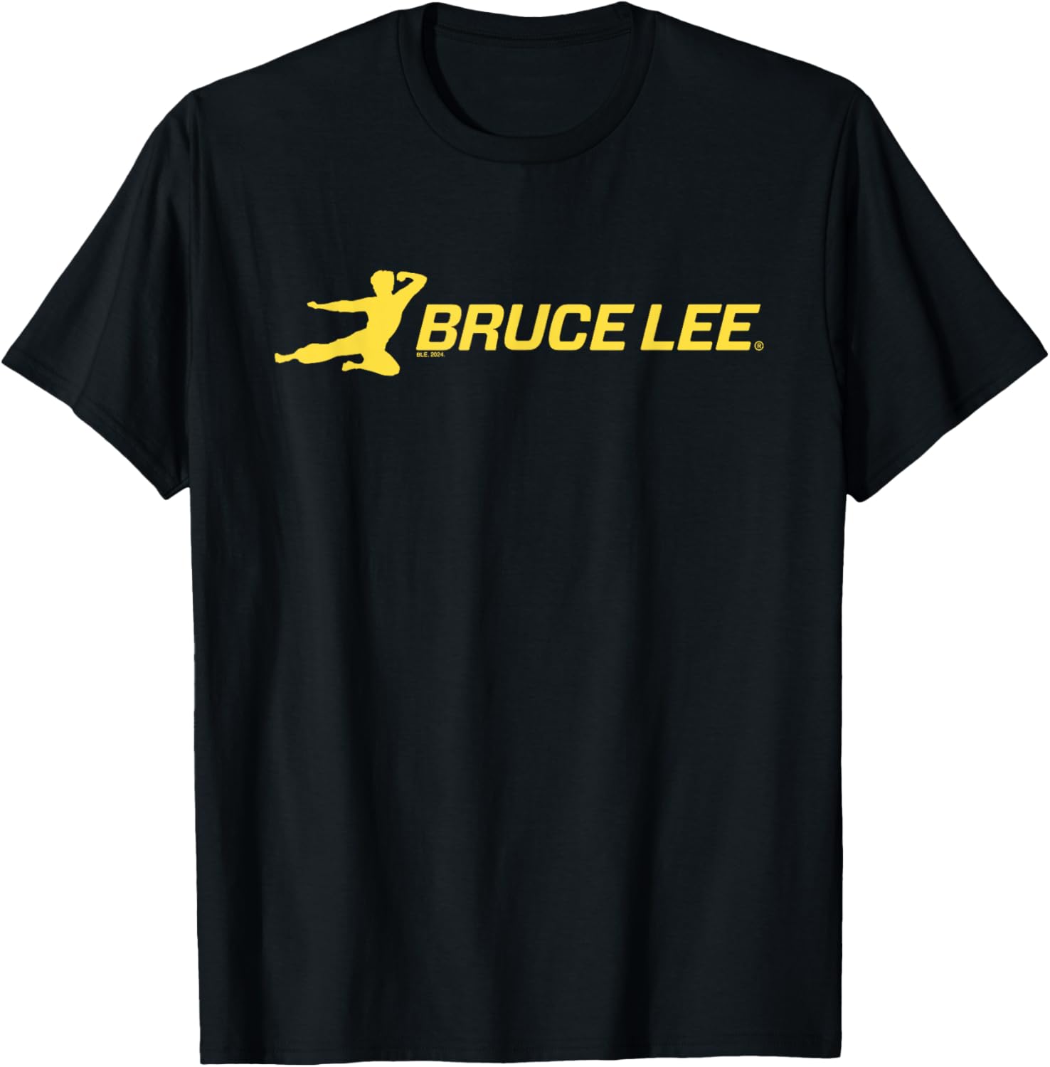Bruce Lee Yellow Kung Fu Kick T-Shirt S