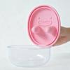 Yousheng Leak-Proof Snack Box with Silicone Cover Portable Finger Guard Design No-Mess Lunch Container Cookie Storage Tool