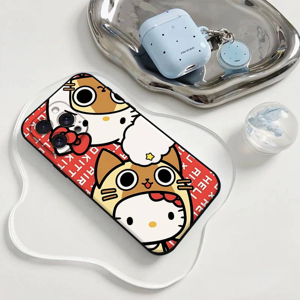 Cute Phone Case Phone Case For Iphone 17 16 15 11 13 14 Pro Max X Xr Xs Max 12mini Black Shell Cover Case