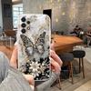 For three-dimensional butterfly flowers Apple 17promax mobile phone case iPhone13 protective case
