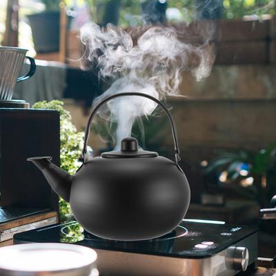 Stainless Steel Water Flat Bottom Tea Kettle Heat Resistant For Induction Cooker Gas Stove Boiling Kettle Household