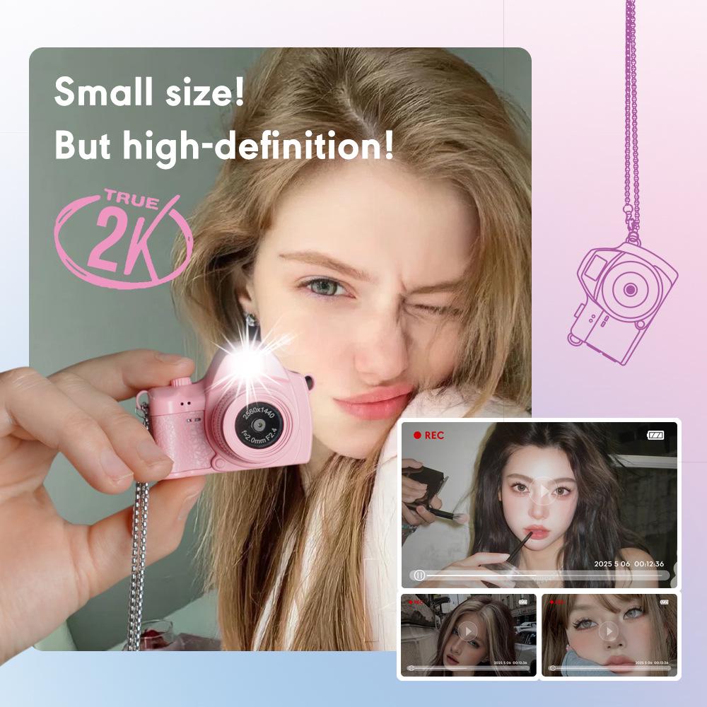2K HD Mini Kids Digital Camera with Retro Filter