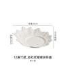 Rock pattern coral plate Household vegetable  Cold dish Irregular creative hotel plate Cold dish Special-shaped