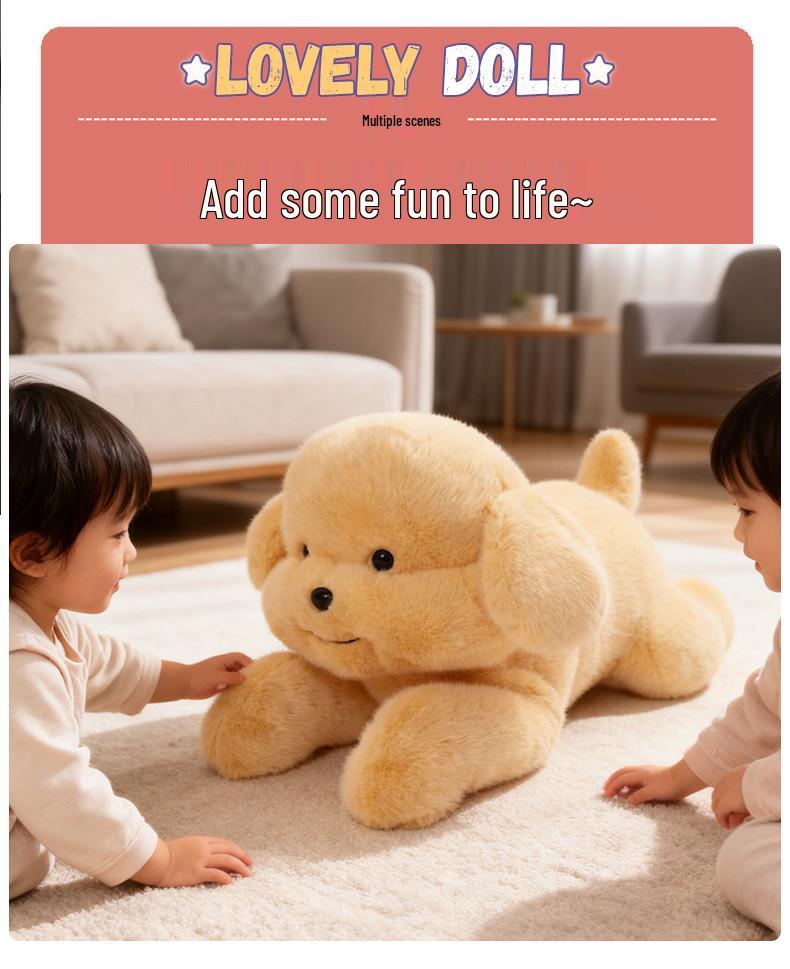 Cute Large Dog Plush Pillow and Bed for Girls