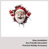 Christmas Wall Decals Wall-Breaking Self-Adhesive Santa Claus Decor Christmas Bathroom Decorations For Daily Indoor Home Room