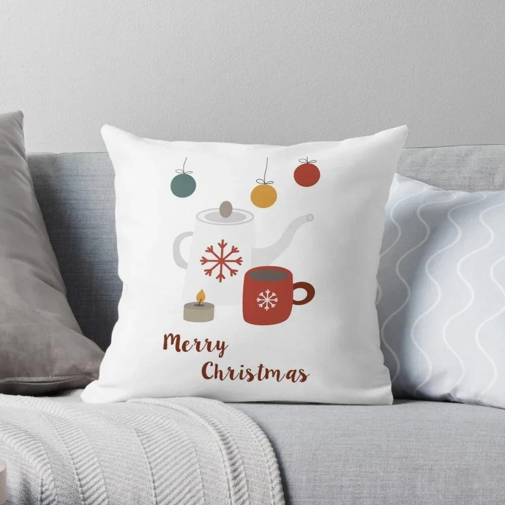Merry Christmas Decoration Home Pillowcase Cushion Cover Tree Cartoon Modern Living Room Sofa Bed 45X45Cm