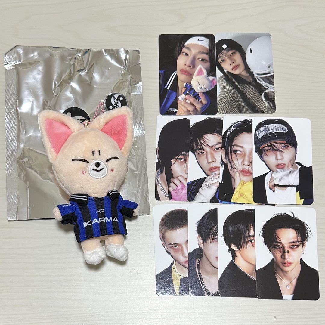 

[USED] Stray Kids KARMA skzoo Keyring Foxxy Ien Trading Card