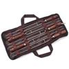 5Pcs Outdoor BBQ Grilled Fork Stainless Steel Signature Wooden Handle U-type Needle Picnic Barbecue Fork Rotisserie Long Skewers