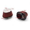 BT-1Pcs Universal Round Tapered Car Motorcycle Air Filter 51Mm 2 Inch Intake Filter-Red