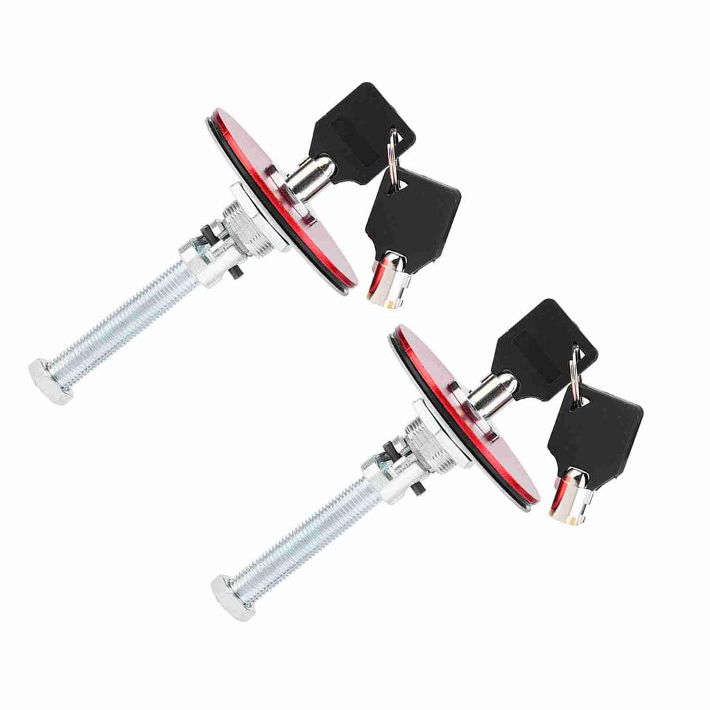Auto Universal Motorhaubenabdeckung Schloss Schlüsselstift-Kit Sicherheitsriegelstift  (rot)