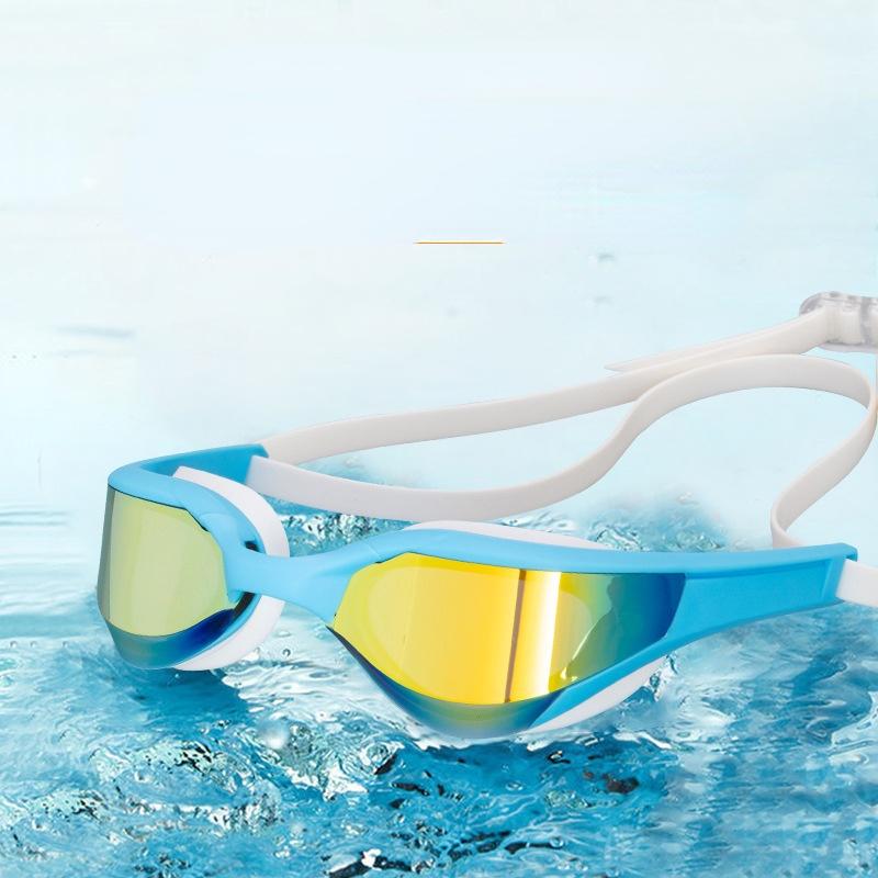 New Profession Racing Swimming Goggles Plating Waterproof UV Protection Competition Anti-Fog Glasses Outdoor Match Eyewear