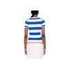 Polo Ralph Lauren SS24 Striped Color Block Crew Neck Casual Short Sleeve Knit Top Women tops White 211924445-001