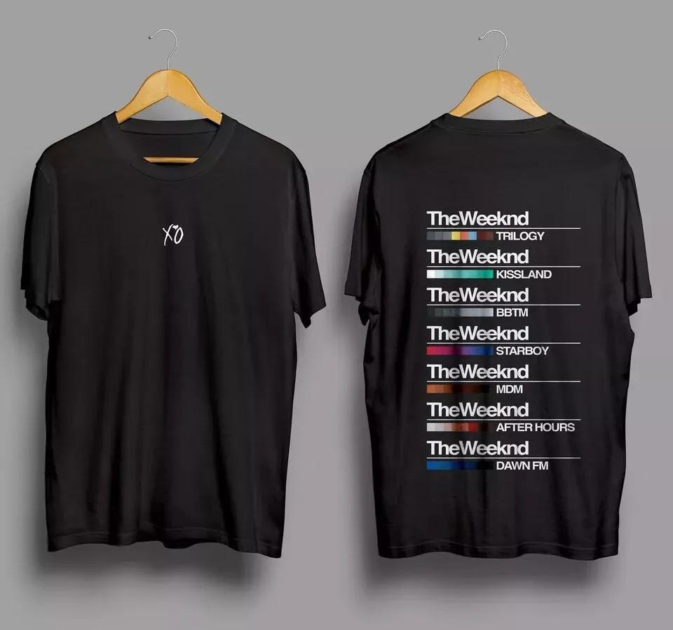 The Weeknd T-Shirt All Album Shirt Gift For Fan All Size Unisex T-Shirt XXXL