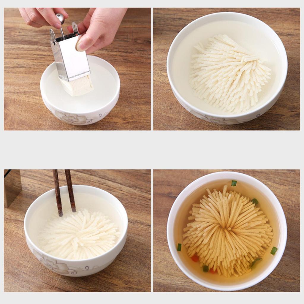 Tofu Press Shredder Tool Kitchen Square Filiform Shredding for Banquet Restaurant