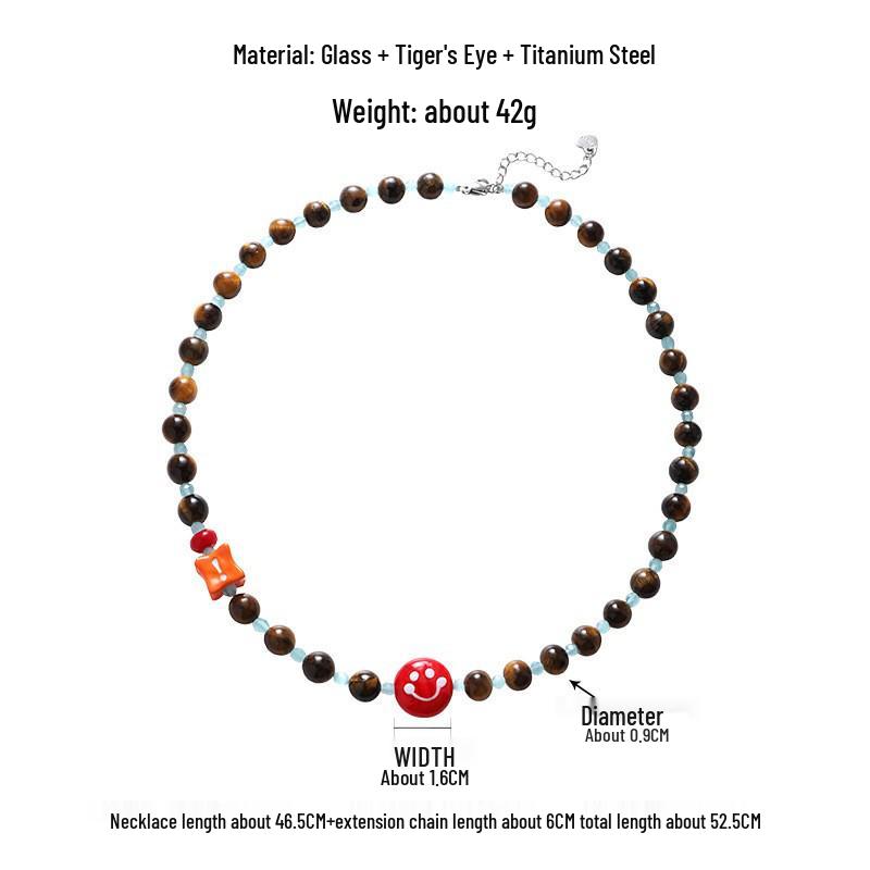 Sweetheart Cartoon Beaded Christmas Necklace: A Fresh & Exquisite Fashion Gift for Women