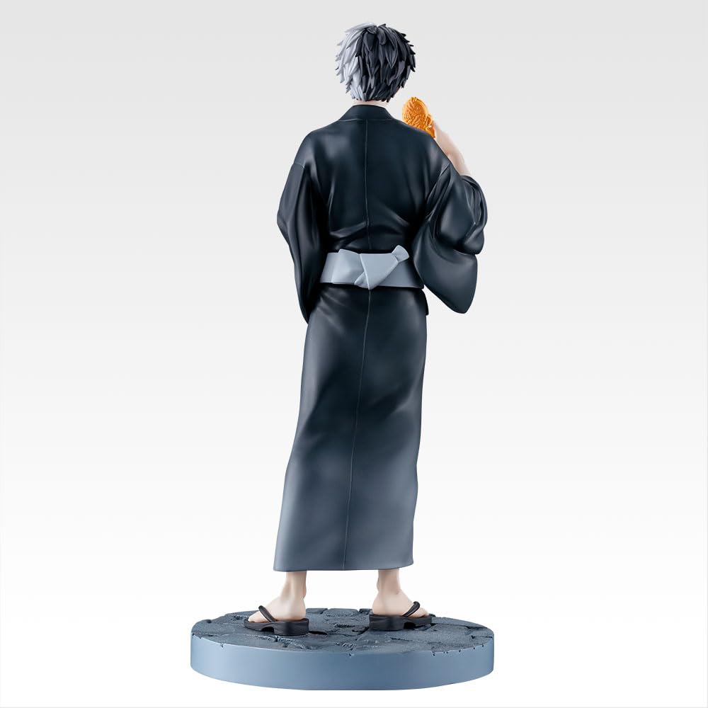 No-brand Product Ichiban Kuji WIND BREAKER Sakura Haruka Yukata Figure Festival Taiyaki Cobblestone Style Base Approx. 19cm