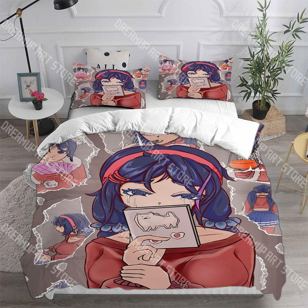 Fashion Game MiSide Bedding Set Single Twin Full Queen King Size Bed Set Kids Bedroom Duvetcover Sets Bed Sheet Set