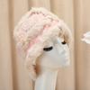 Korean Style Thickened Fashionable Cute Soft Plush Hat Cartoon Lion Dance Fisherman Hat Warm Ear Flap Rabbit Fur Knitted Hat