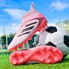 Football shoes men's and women's high-top artificial grass AG spikes football sneakers youth student training sneakers