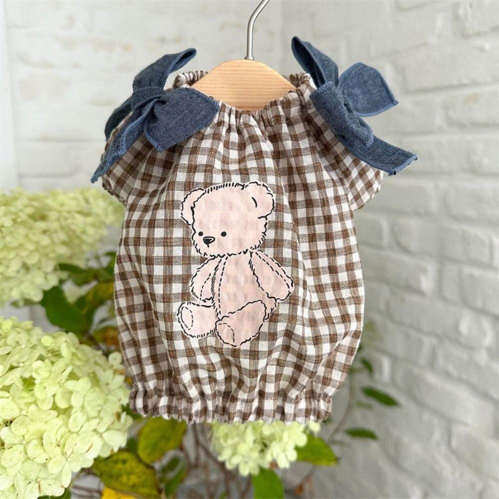 Cartoon Dog Dress Soft Dog Vest Pet Supplies Pet Summer Clothes  Spring