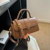 2023 New Pure Color Retro Vintage Delicate Handheld Stylish Embroidery Thread Shoulder Crossbody Square Bag