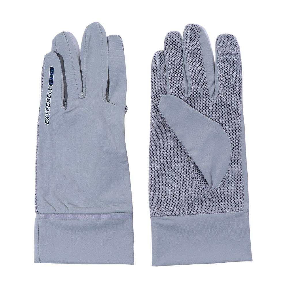 Women Thin Breathable Ice Silk Anti-UV Summer Sunscreen Gloves Mittens Driving Gloves Touch Screen