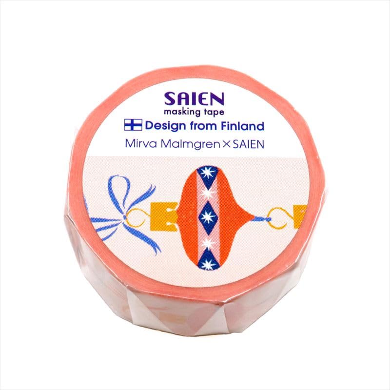Made In Japan SAIEN Masking Tape Ornaments 20mm X 5m Roll TR-4062