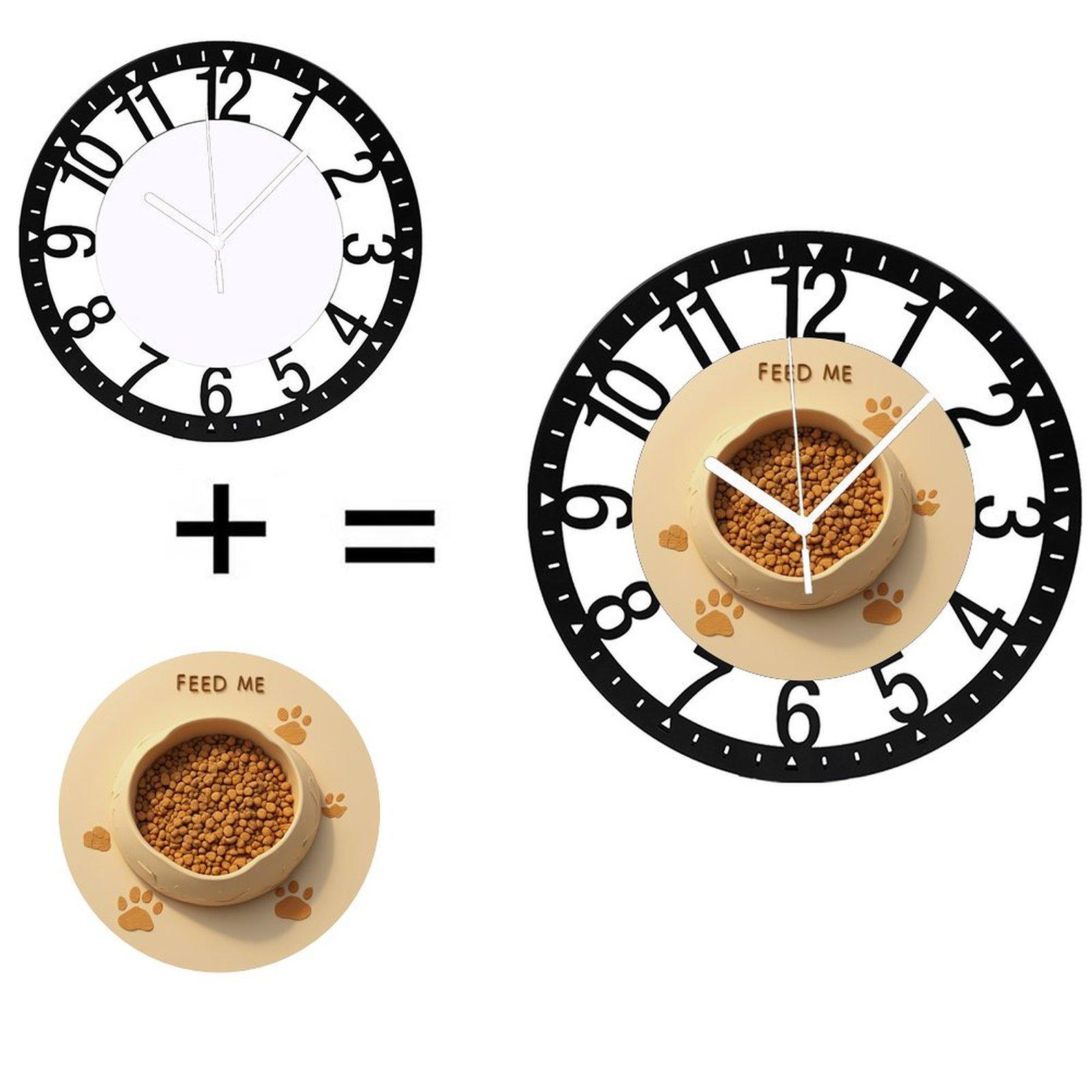 25cm Minimalist Iron Round Wall Clock with Clean Dial Silent Movement (Black,10 inch(25.40cm))