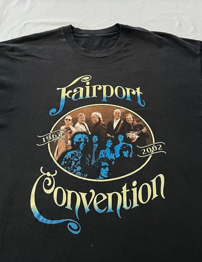 Vintage Fairport Convention Crew Black T-Shirt Unisex Cotton S-5XL GE352 Unisex T-Shirt XXXL