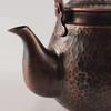 Vintage Pure Copper Coffee Pot,Hammer Texture Weave Portable 1200 Ml Thickening Heat Resistant Filter Kettle ,Handcrafted Teapot