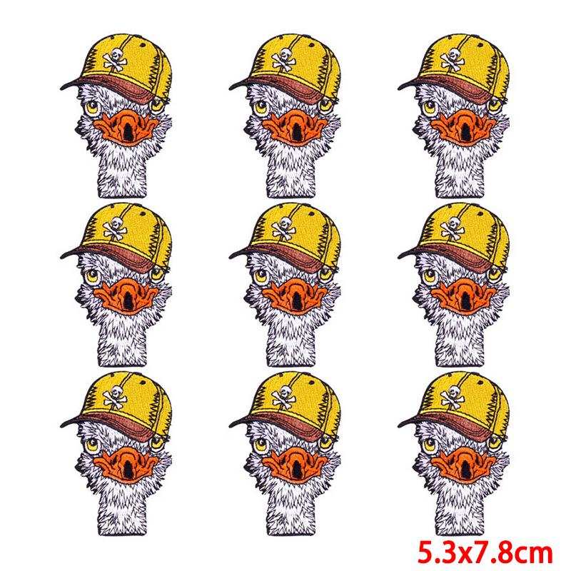 10 Pcs/lot Wholesale Embroidery Patch Iron On Patches For Clothing Patches On Clothes Jackets Decor Applique Sew Supplies