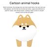 Cartoon Animal Wall Hooks With Multifunctional Storage Box Strong Adhesive Cute Design Flexible Suction Hook