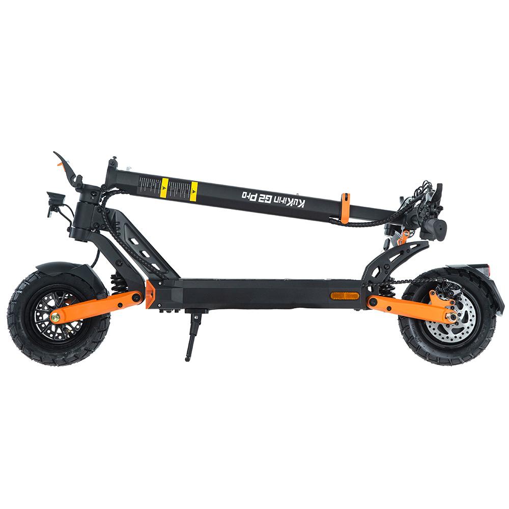 Kukirin G2 Pro(VMP) Electric Scooter 500W Motor 9" Tire City Electric Scooter Top Speed 25Km/h Dual Disc Brakes Max Load 120kg 48V 15.6Ah Black