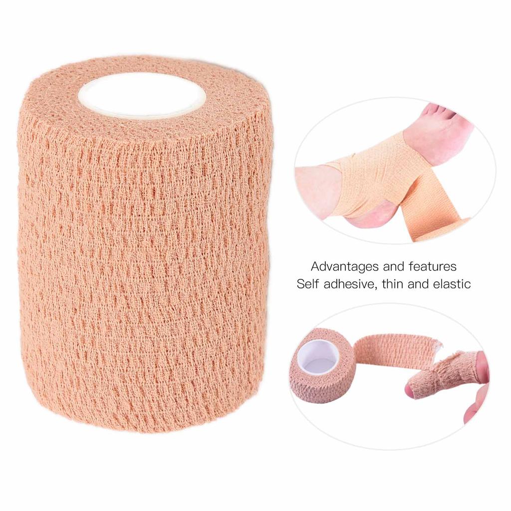 Self Adhesive Bandage Elastic Convenient Wide Application Reliable Breathable Sports Wrap Tape for Knee Ankle Wrist