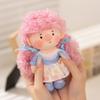 Plush Keychain With Rainbow Curly Hair For Kids And Teens Gift