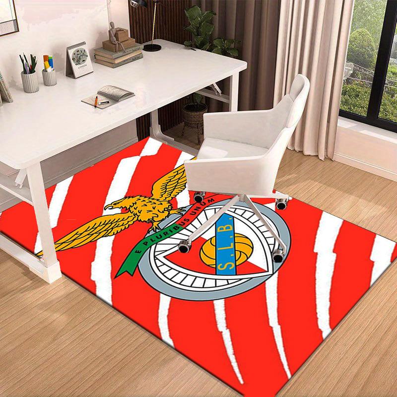 Ben Football Crest Printed Area Rug for Office, Chair Rug, Decorative Carpet Floor Mat, Large Size Fan gifts Christmas gifts